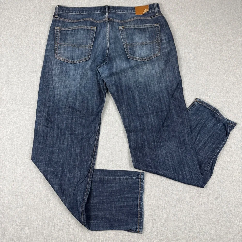Lucky Brand Mens 221 Original Straight Leg Dark Wash Jeans 38x32 Denim